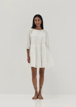 Love, Bonito Weekend Dresses*Beatriz Broderie Puff Sleeve Dress