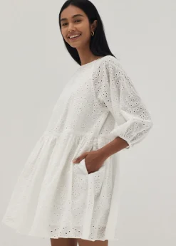 Love, Bonito Weekend Dresses*Beatriz Broderie Puff Sleeve Dress
