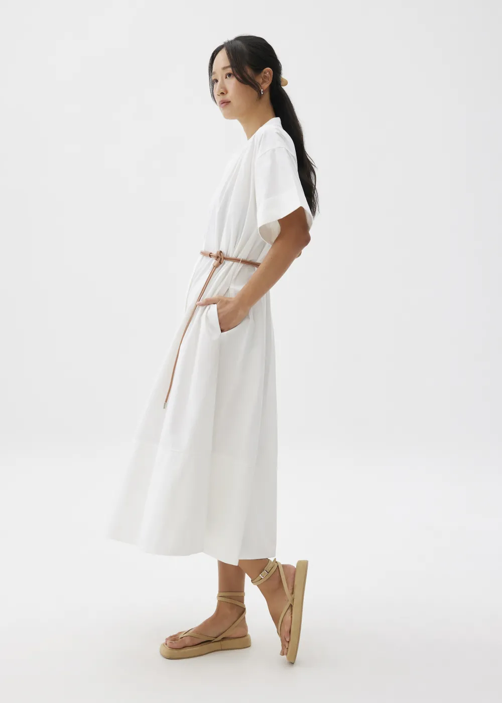 Love, Bonito Weekend Dresses|Work Dresses*Belted Cotton Shirt Dress