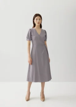 Love, Bonito Weekend Dresses*Berenice Linen Wrap Dress