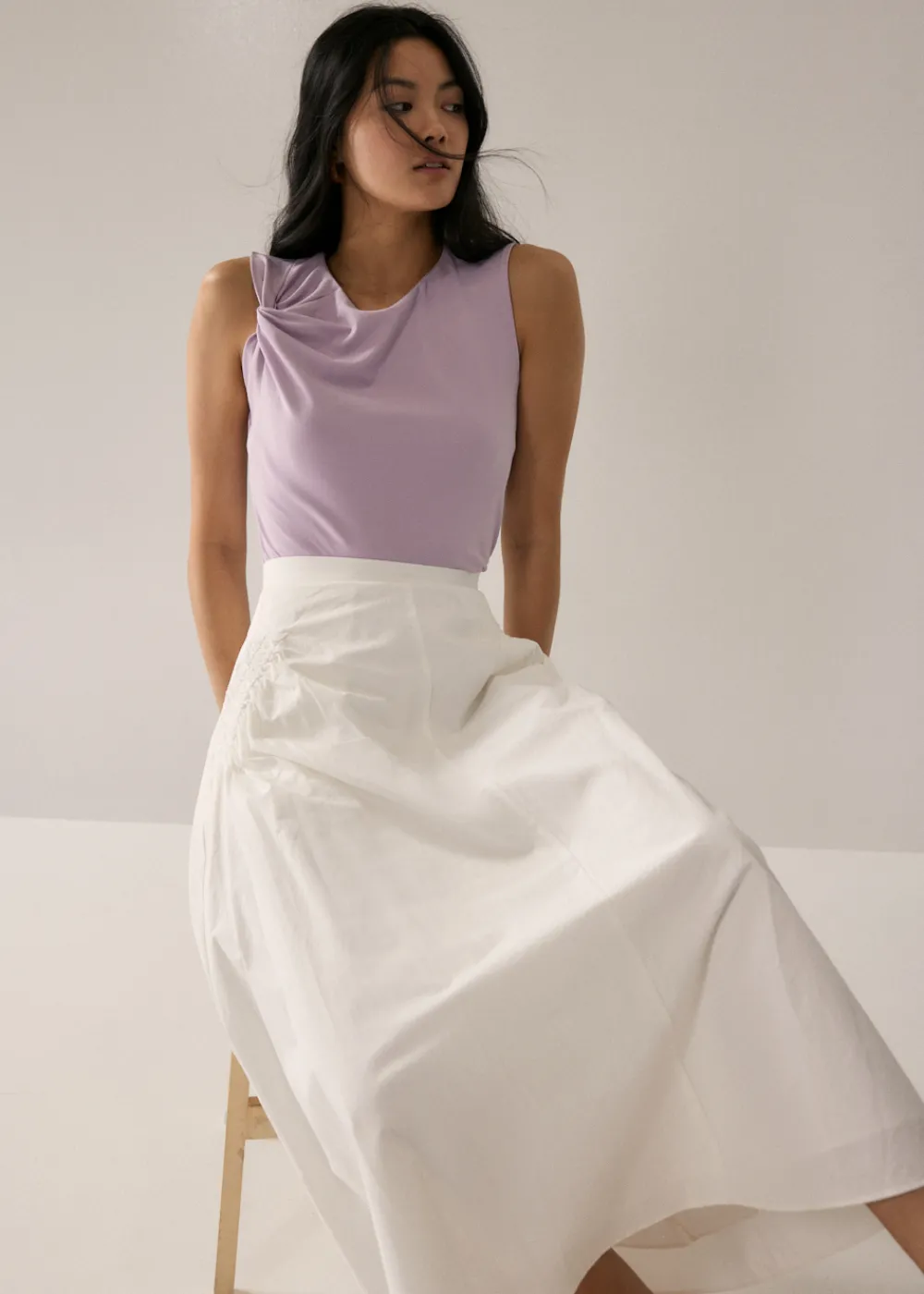 Love, Bonito Casual Tops|Tanks & Camis*Betina Drape Jersey Tank
