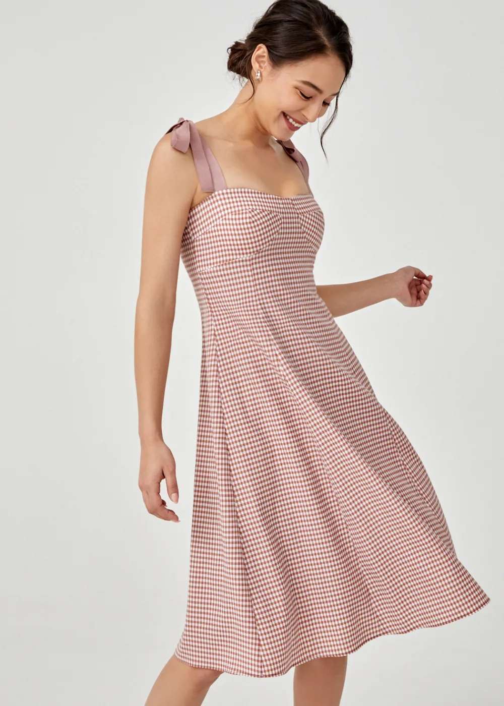 Love, Bonito Weekend Dresses*Betulia Gingham Padded Bustier Dress