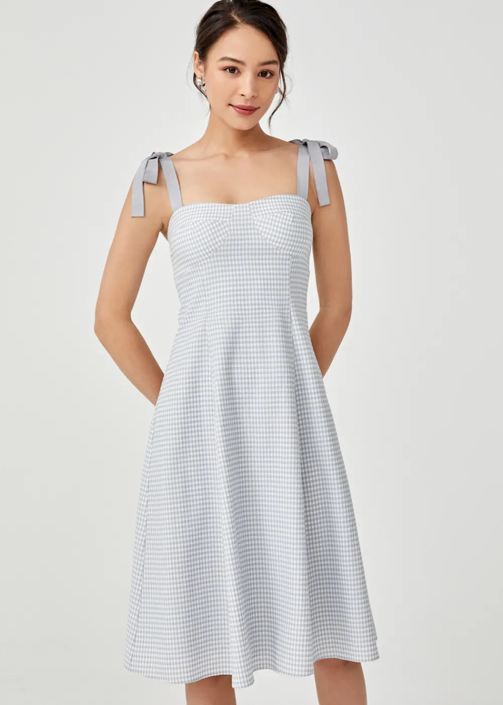 Love, Bonito Weekend Dresses*Betulia Gingham Padded Bustier Dress
