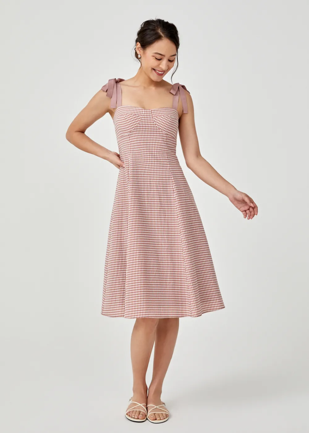 Love, Bonito Weekend Dresses*Betulia Gingham Padded Bustier Dress