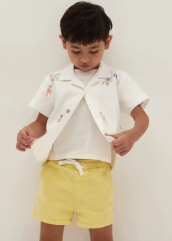 Love, Bonito Blouses & Shirts*Billie Unisex Embroidered Shirt in Humble Abode