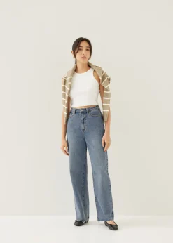 Love, Bonito Weekend & Vacation Pants|Casual Pants*Blaise Denim Straight Leg Jeans
