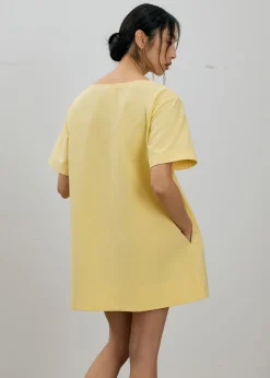 Love, Bonito Petite-Friendly|Weekend*Boxy Boat Neck Mini Dress