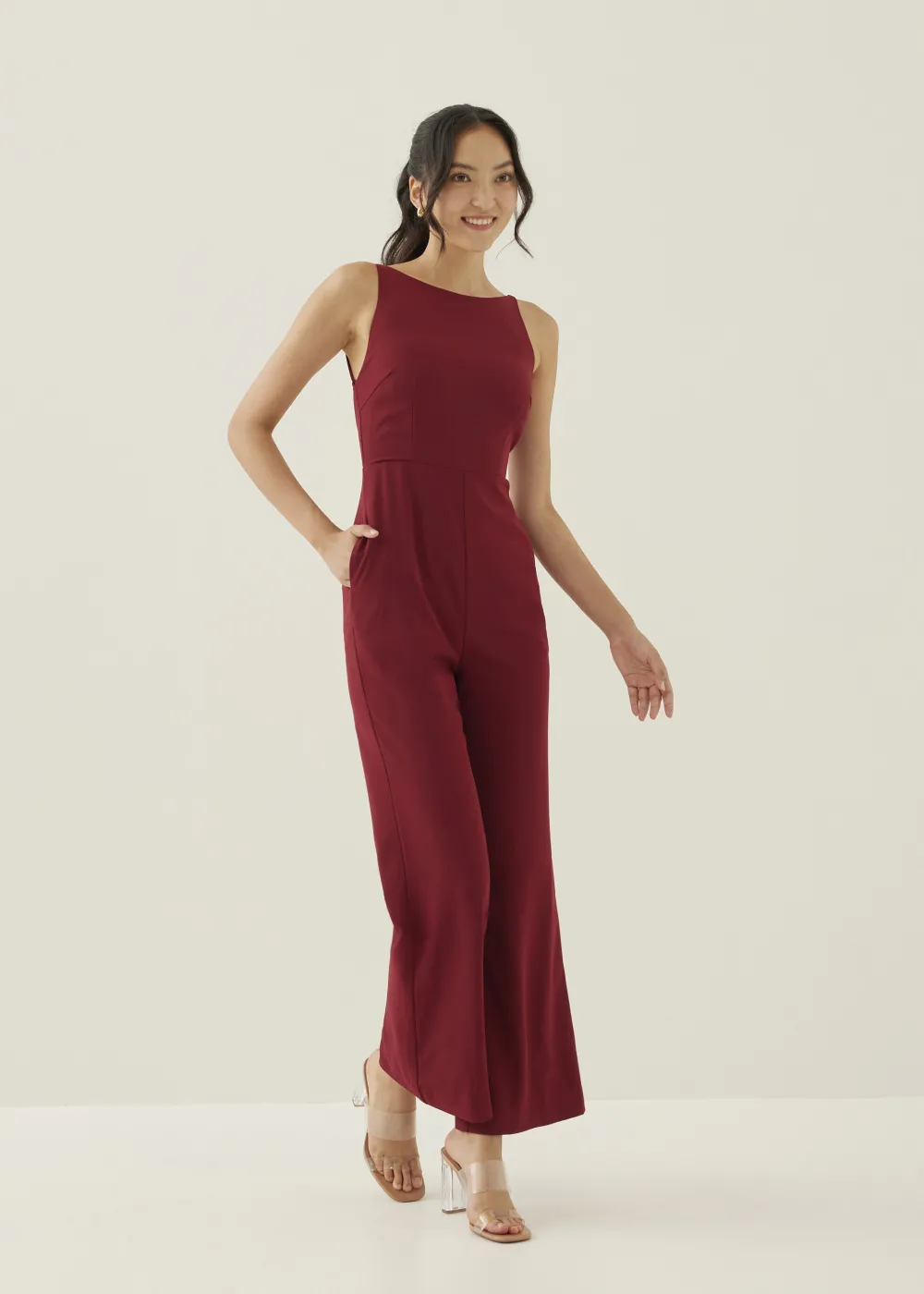 Love, Bonito Party & Occasions*Breen Padded Flare Jumpsuit