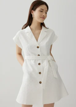 Love, Bonito Weekend Dresses*Britney Broderie Collar Shirt Dress