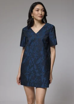 Love, Bonito Petite-Friendly|Party & Occasions*Brocade V-neck Shift Mini Dress