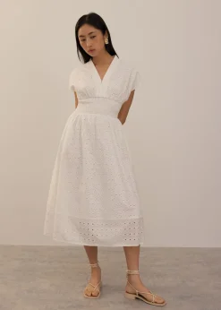 Love, Bonito Weekend|Vacation*Broderie Fit & Flare Midi Dress