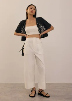 Love, Bonito Weekend & Vacation Pants|Casual Pants*Brooklyn Cotton Wide Leg Culottes