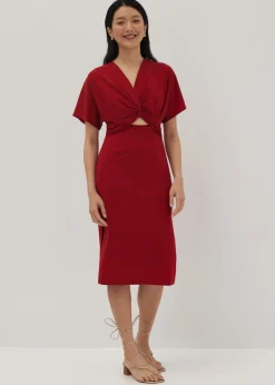 Love, Bonito Straight|Weekend Dresses*Bryna Twist Front Midi Dress