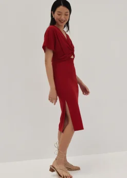 Love, Bonito Straight|Weekend Dresses*Bryna Twist Front Midi Dress