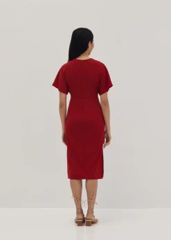 Love, Bonito Straight|Weekend Dresses*Bryna Twist Front Midi Dress