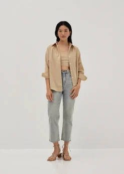 Love, Bonito Blouses & Shirts*Camae Striped Relaxed Shirt