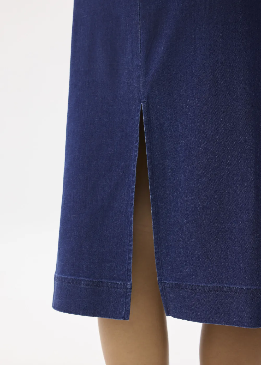 Love, Bonito Casual Dresses*Chambray Scoop Neck Column Midi Dress