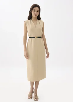 Love, Bonito Weekend Dresses|Work Dresses*Charlotte V-neck Column Midi Dress
