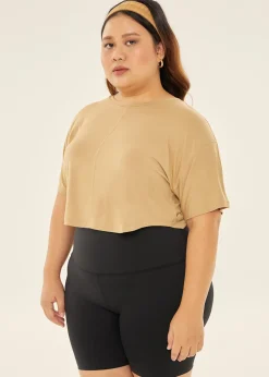 Love, Bonito Casual Tops|Weekend*cheak Boxy T Cropped