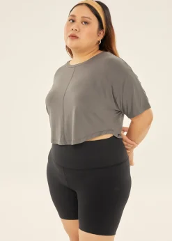 Love, Bonito Casual Tops|Weekend*cheak Boxy T Cropped