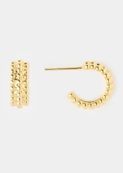 Love, Bonito Casual|Bags & Accessories*Chunky Ball Cluster Hoop Earrings