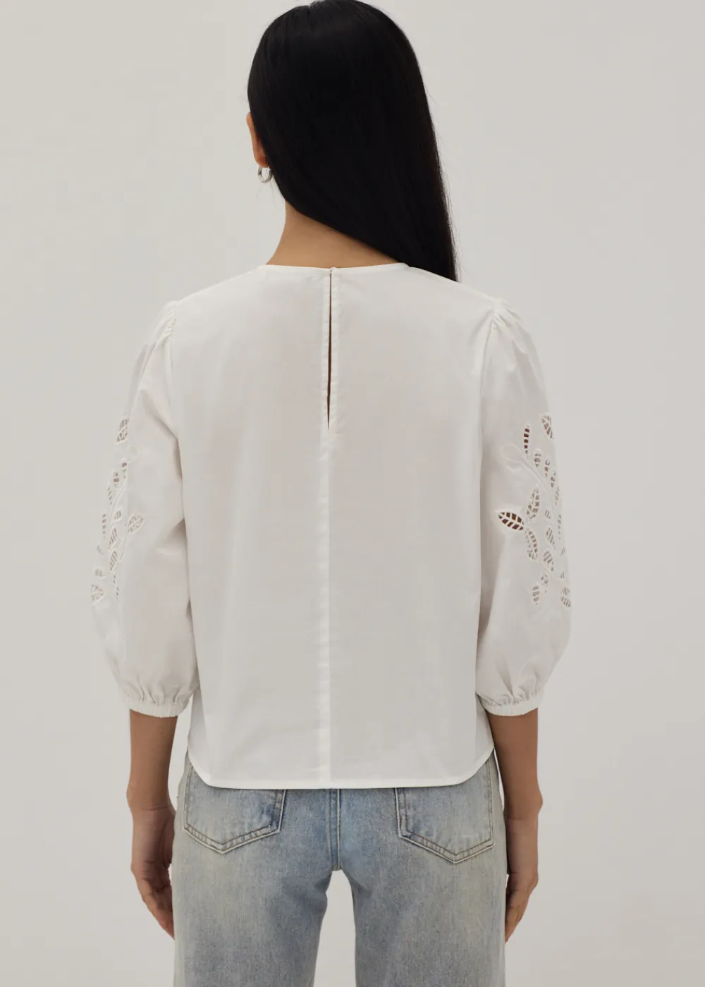 Love, Bonito Blouses & Shirts*Clarisse Broderie Anglaise Blouse