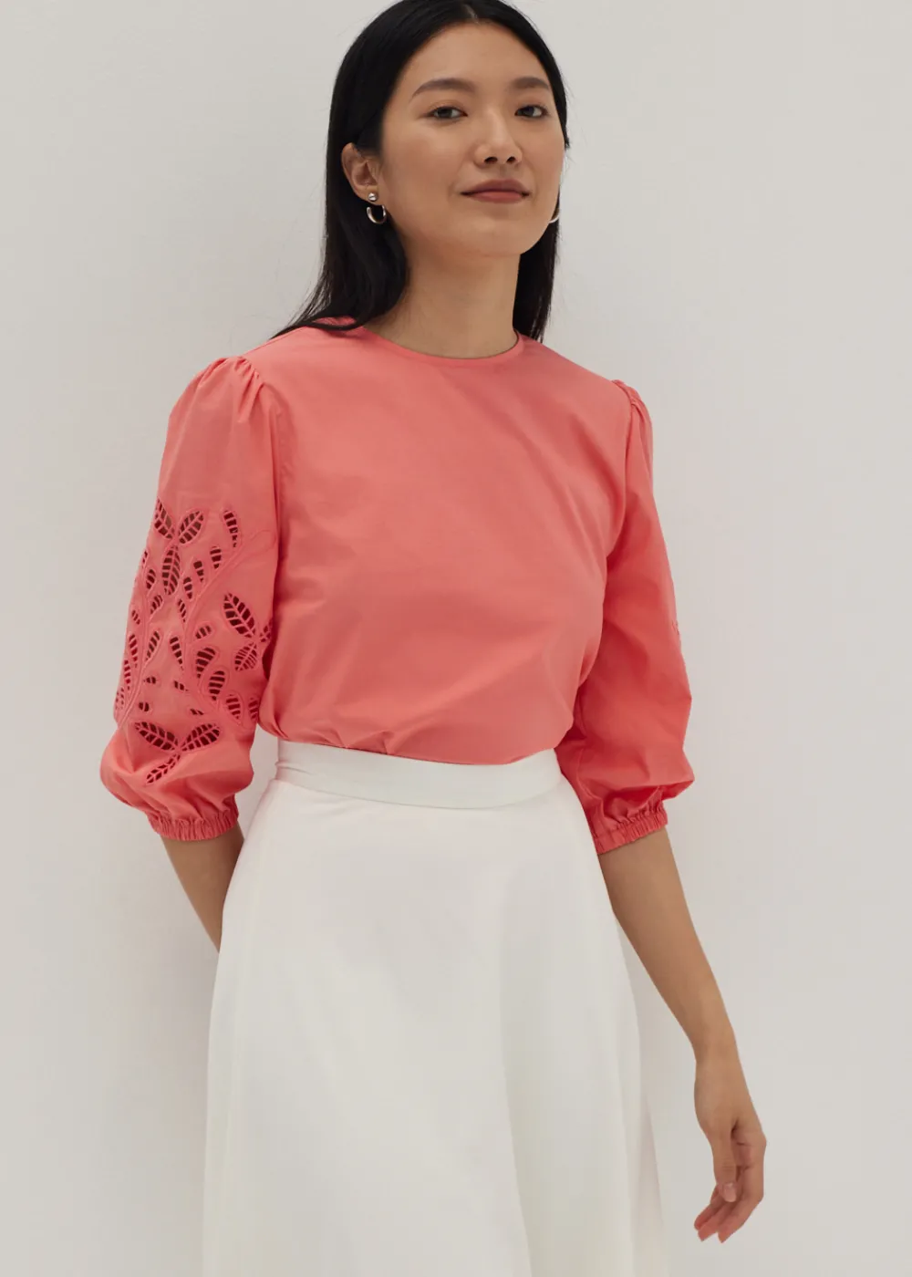 Love, Bonito Blouses & Shirts*Clarisse Broderie Anglaise Blouse
