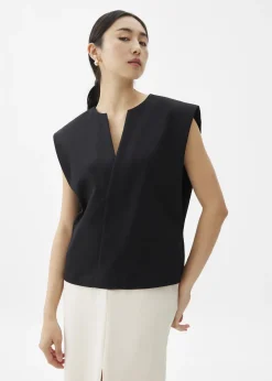 Love, Bonito Work Tops|Party Tops*Cotton Boxy Shell Top