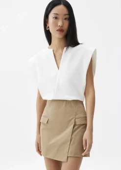 Love, Bonito Work Tops|Party Tops*Cotton Boxy Shell Top