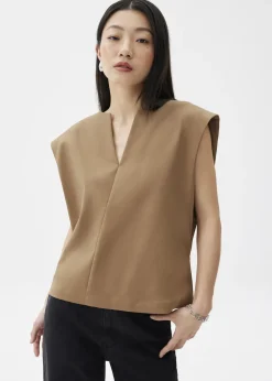 Love, Bonito Work Tops|Party Tops*Cotton Boxy Shell Top