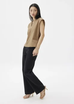 Love, Bonito Work Tops|Party Tops*Cotton Boxy Shell Top