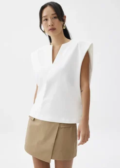 Love, Bonito Work Tops|Party Tops*Cotton Boxy Shell Top