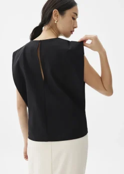 Love, Bonito Work Tops|Party Tops*Cotton Boxy Shell Top