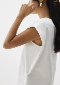 Love, Bonito Work Tops|Party Tops*Cotton Boxy Shell Top