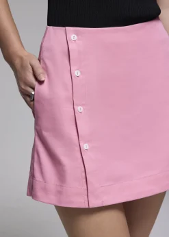 Love, Bonito Petite-Friendly|Weekend*Cotton High Waist A-line Mini Skort