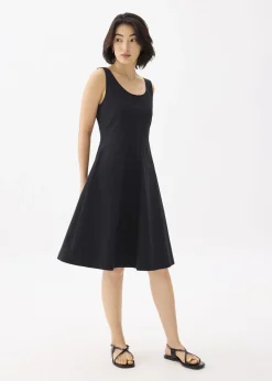 Love, Bonito Weekend Dresses|Weekend*Cotton Scoop Neck Swing Midi Dress