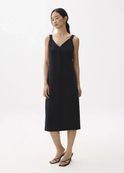Love, Bonito Weekend Dresses|Weekend*Cotton V-neck Column Midi Dress