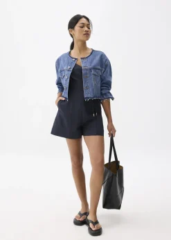 Love, Bonito Weekend|Casual*Cotton V-neck Romper