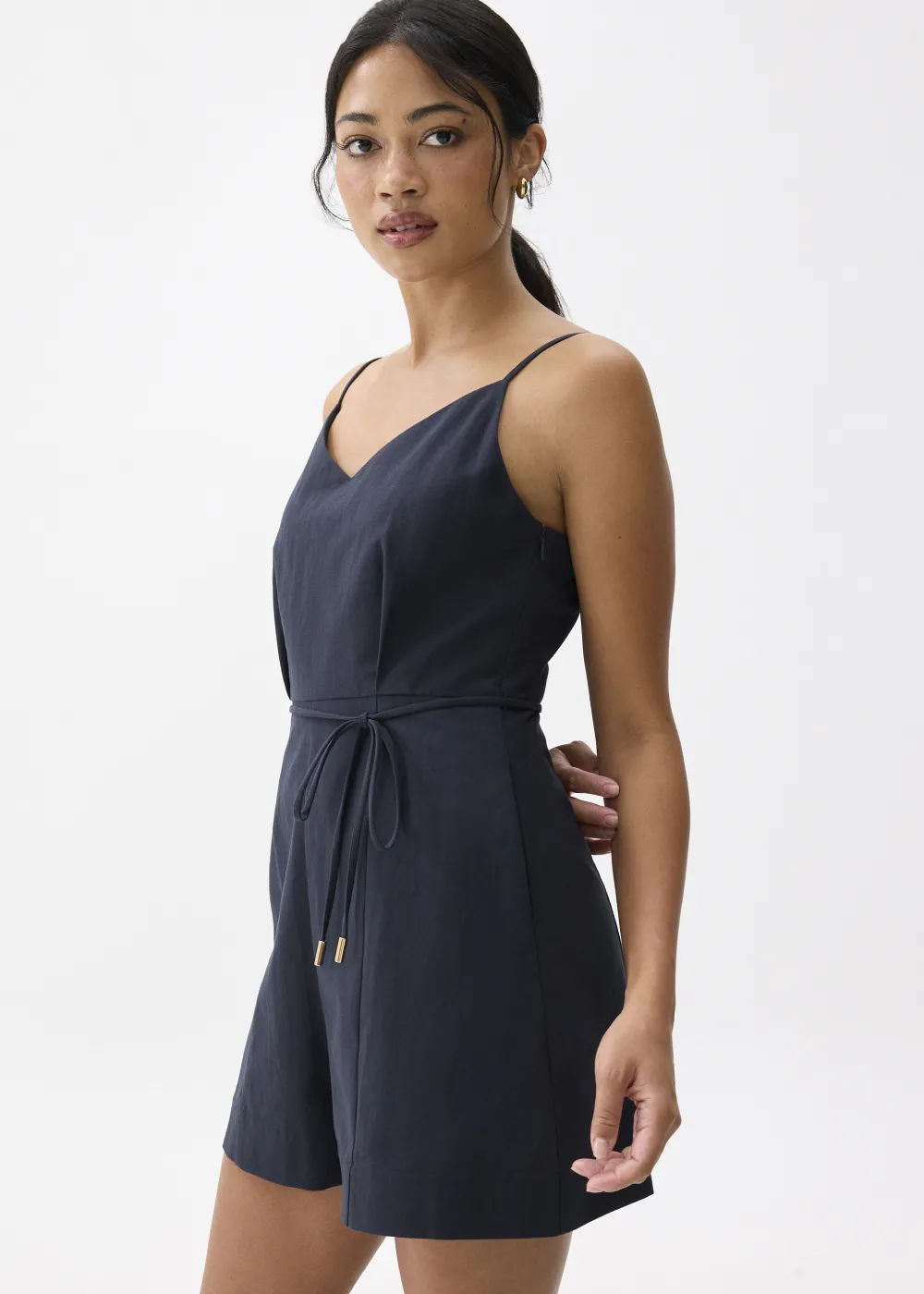 Love, Bonito Weekend|Casual*Cotton V-neck Romper