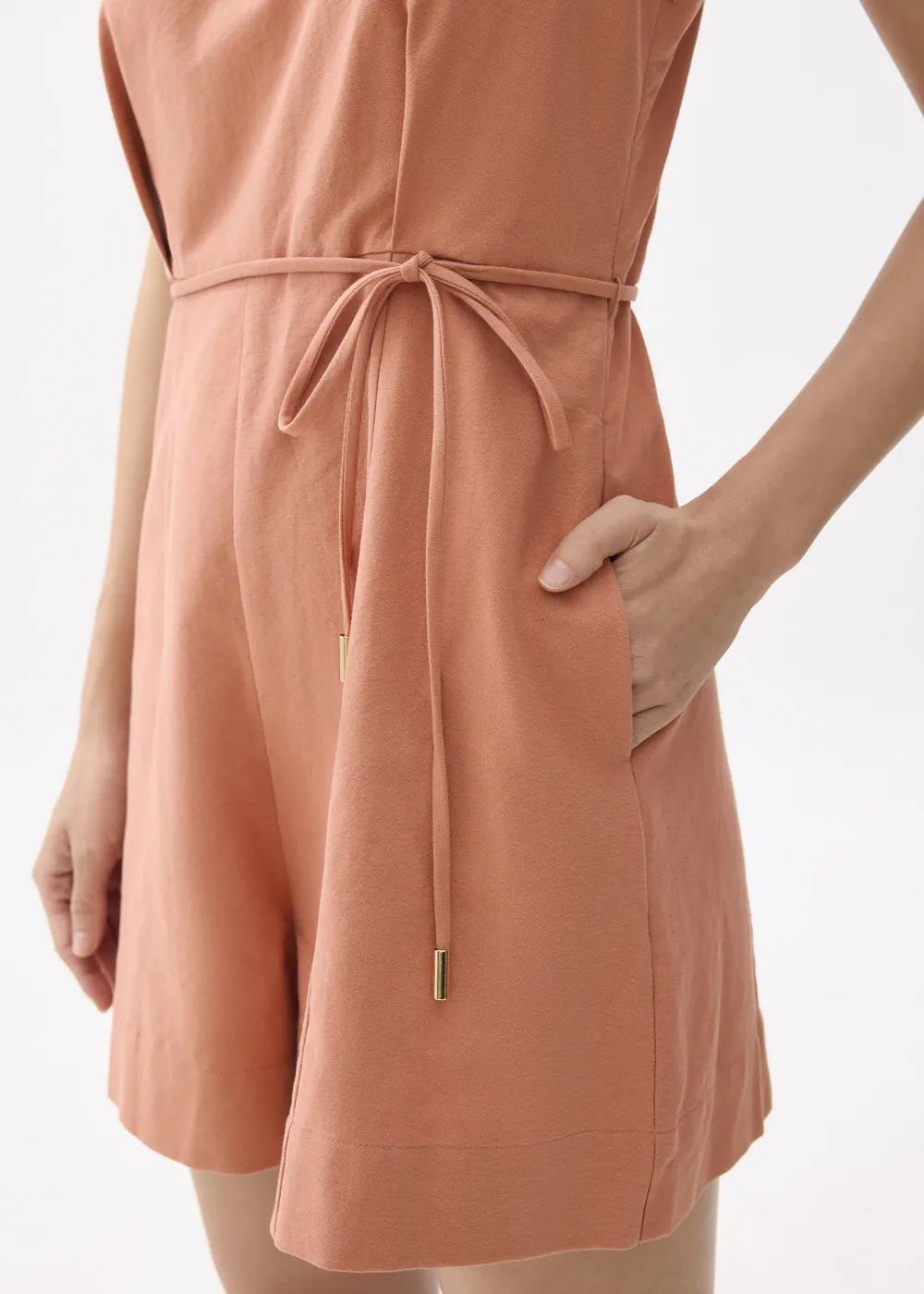 Love, Bonito Weekend|Casual*Cotton V-neck Romper