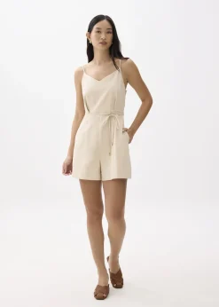 Love, Bonito Weekend|Casual*Cotton V-neck Romper