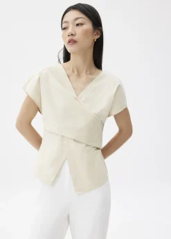 Love, Bonito Weekend & Vacation Tops|Work Tops*Cotton V-neck Top
