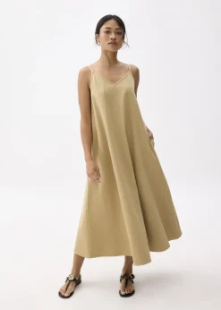 Love, Bonito Weekend Dresses|Weekend*Cotton V-neck Trapeze Midaxi Dress