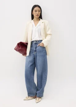 Love, Bonito Work Tops|Blouses & Shirts*Crinkled Sheer Collared Blouse