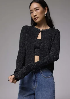 Love, Bonito Petite-Friendly|Weekend*Crop Round Neck Knit Cardigan