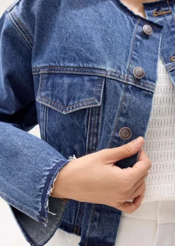 Love, Bonito Weekend|Casual*Cropped Fray Denim Jacket