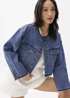 Love, Bonito Weekend|Casual*Cropped Fray Denim Jacket