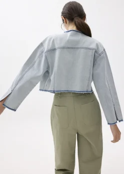 Love, Bonito Weekend|Casual*Cropped Fray Denim Jacket