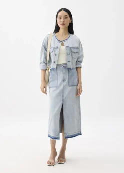Love, Bonito Weekend|Casual*Cropped Fray Denim Jacket