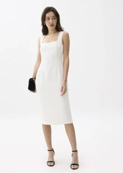 Love, Bonito Party Dresses|Work Dresses*Dahlia Square Neck Pencil Midi Dress